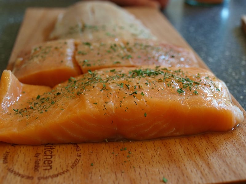 Grilled Salmon with Avocado Salsa
